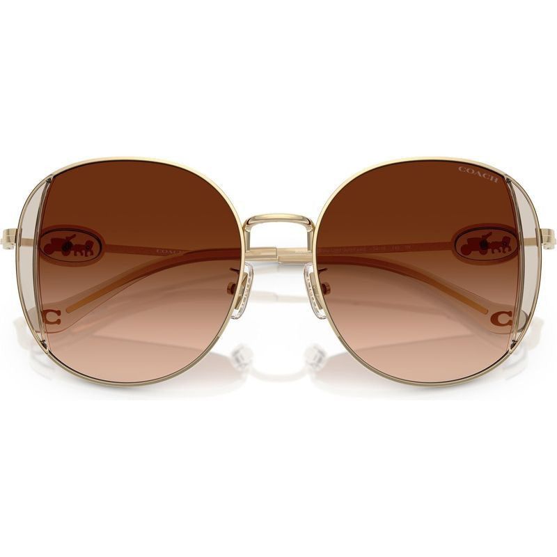 HC7176B, Shiny Light Gold and Fawn/Brown Gradient Lenses
