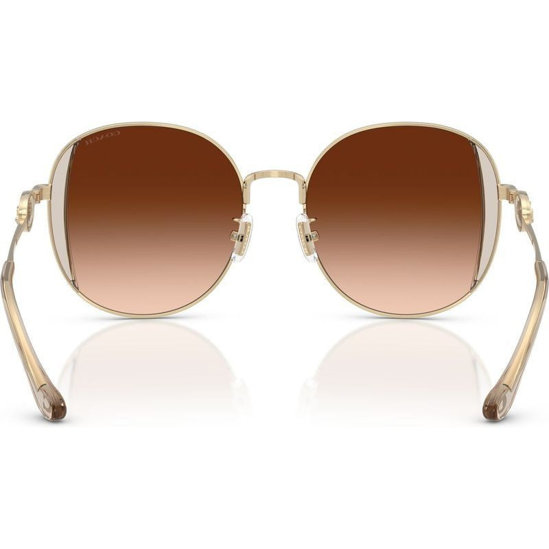 HC7176B, Shiny Light Gold and Fawn/Brown Gradient Lenses