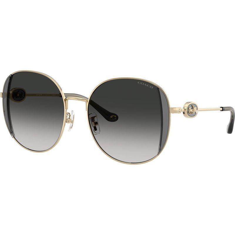 HC7176B, Shiny Light Gold and Smoke/Grey Gradient Lenses