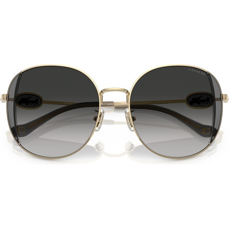 HC7176B, Shiny Light Gold and Smoke/Grey Gradient Lenses