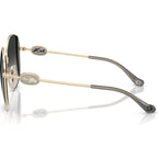 HC7176B, Shiny Light Gold and Smoke/Grey Gradient Lenses