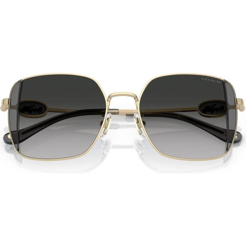 HC7177B, Shiny Light Gold and Smoke/Grey Gradient Lenses