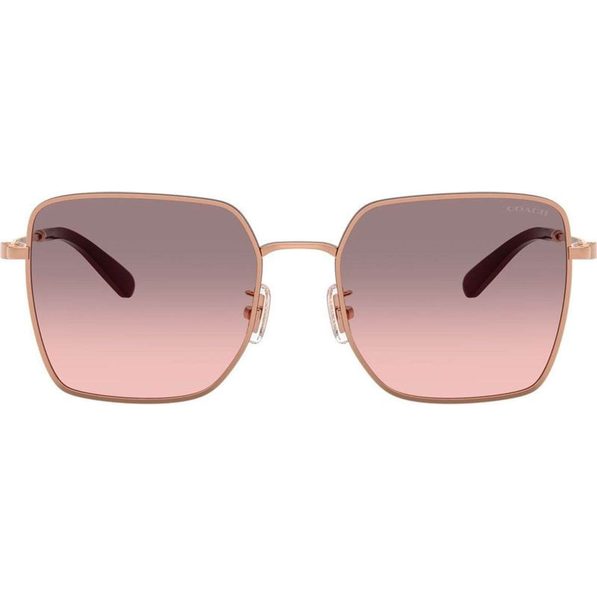 HC7184D, Rose Gold and Bordeaux/Grey Pink Gradient Lenses