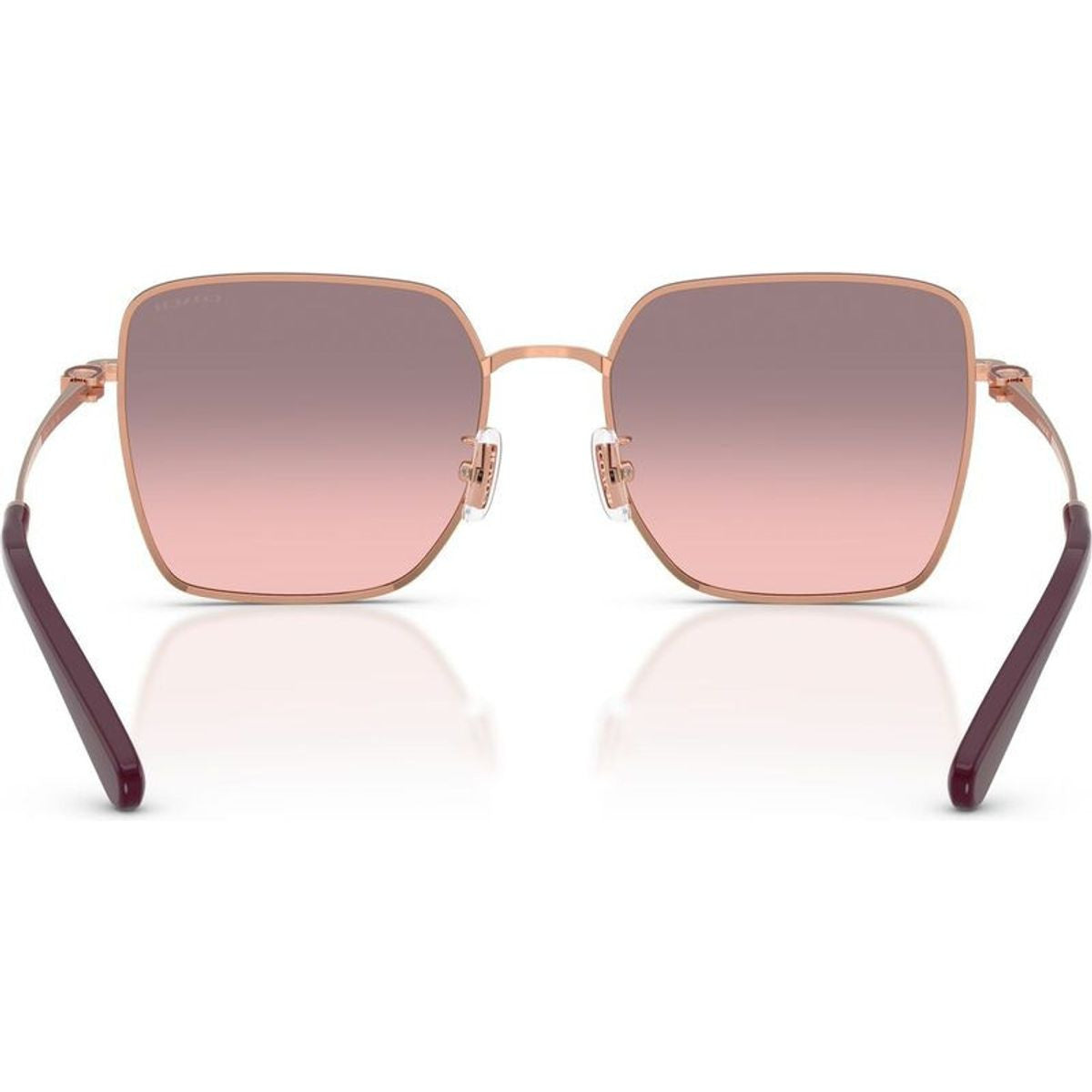 HC7184D, Rose Gold and Bordeaux/Grey Pink Gradient Lenses