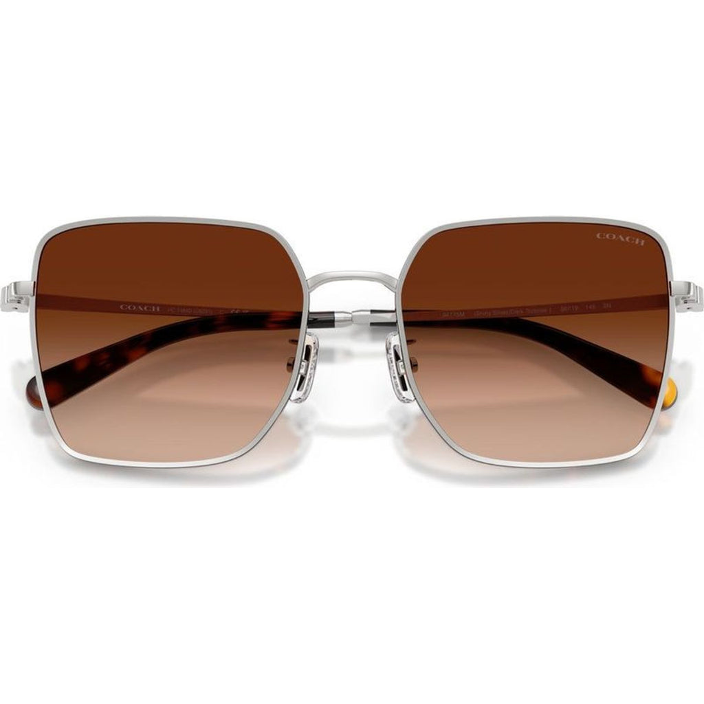 HC7184D, Silver and Dark Tortoise/Brown Gradient Lenses
