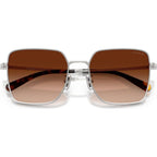 HC7184D, Silver and Dark Tortoise/Brown Gradient Lenses