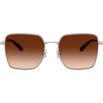 HC7184D, Silver and Dark Tortoise/Brown Gradient Lenses