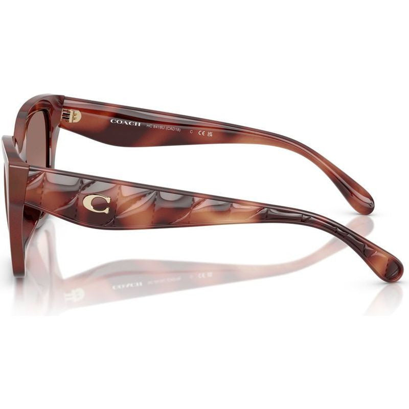 HC8418U, Caramel Tortoise/Brown Pink Gradient Lenses