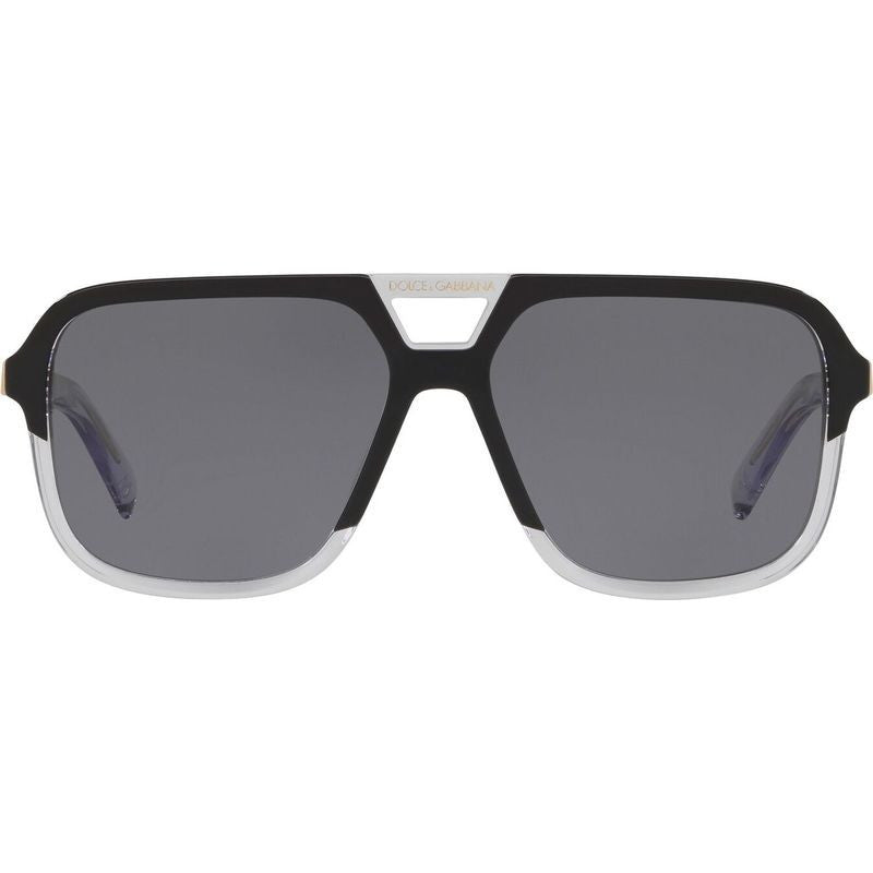 DG4354, Black on Crystal/Dark Grey Polarised Lenses