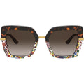 DG4373F, Havana and Pink Carretto/Brown Gradient Dark Brown Lenses
