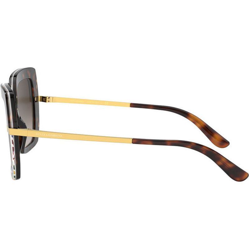 DG4373F, Havana and Pink Carretto/Brown Gradient Dark Brown Lenses