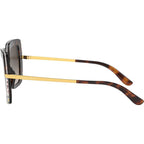 DG4373F, Havana and Pink Carretto/Brown Gradient Dark Brown Lenses