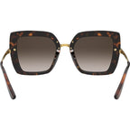 DG4373F, Havana and Pink Carretto/Brown Gradient Dark Brown Lenses