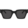 DG4413, Black and Crystal/Grey Lenses