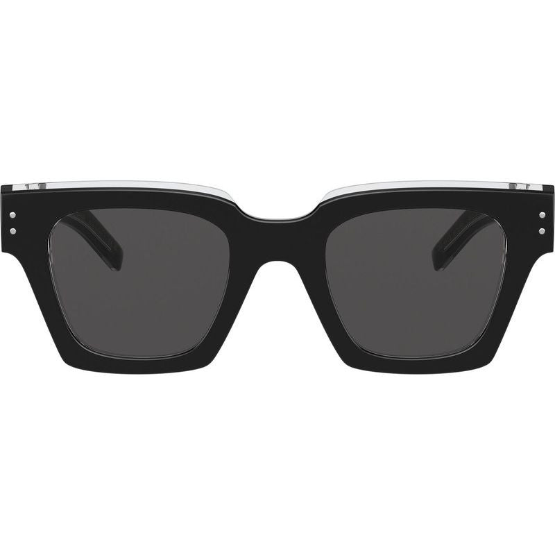 DG4413, Black and Crystal/Grey Lenses