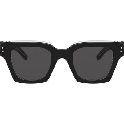 DG4413, Black and Crystal/Grey Lenses