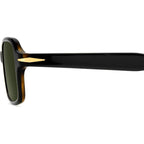 DB 1179/S, Black Havana/Green Lenses