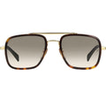 DB 7002/S, Gold Havana/Green Gradient Lenses