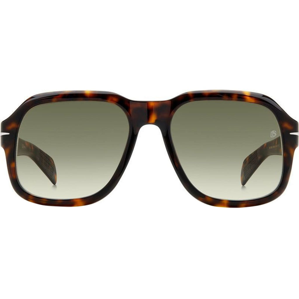 DB 7090/S, Dark Havana/Green Shaded Lenses
