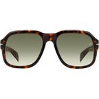 DB 7090/S, Dark Havana/Green Shaded Lenses