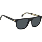 DB 7111/S, Matte Black Gold/Grey Lenses