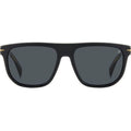 DB 7111/S, Matte Black Gold/Grey Lenses