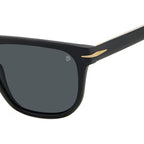 DB 7111/S, Matte Black Gold/Grey Lenses