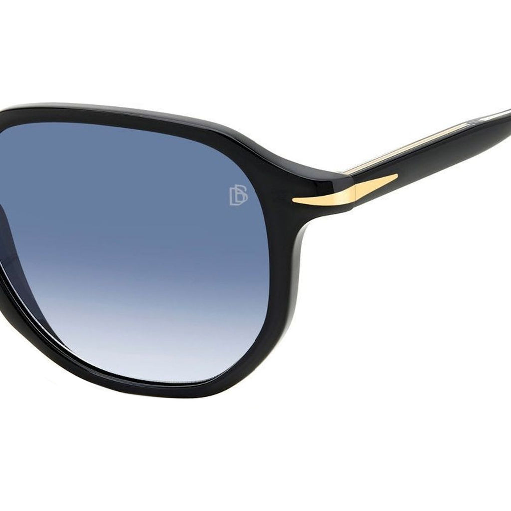 DB 1140/S, Black/Dark Blue Gradient Lenses