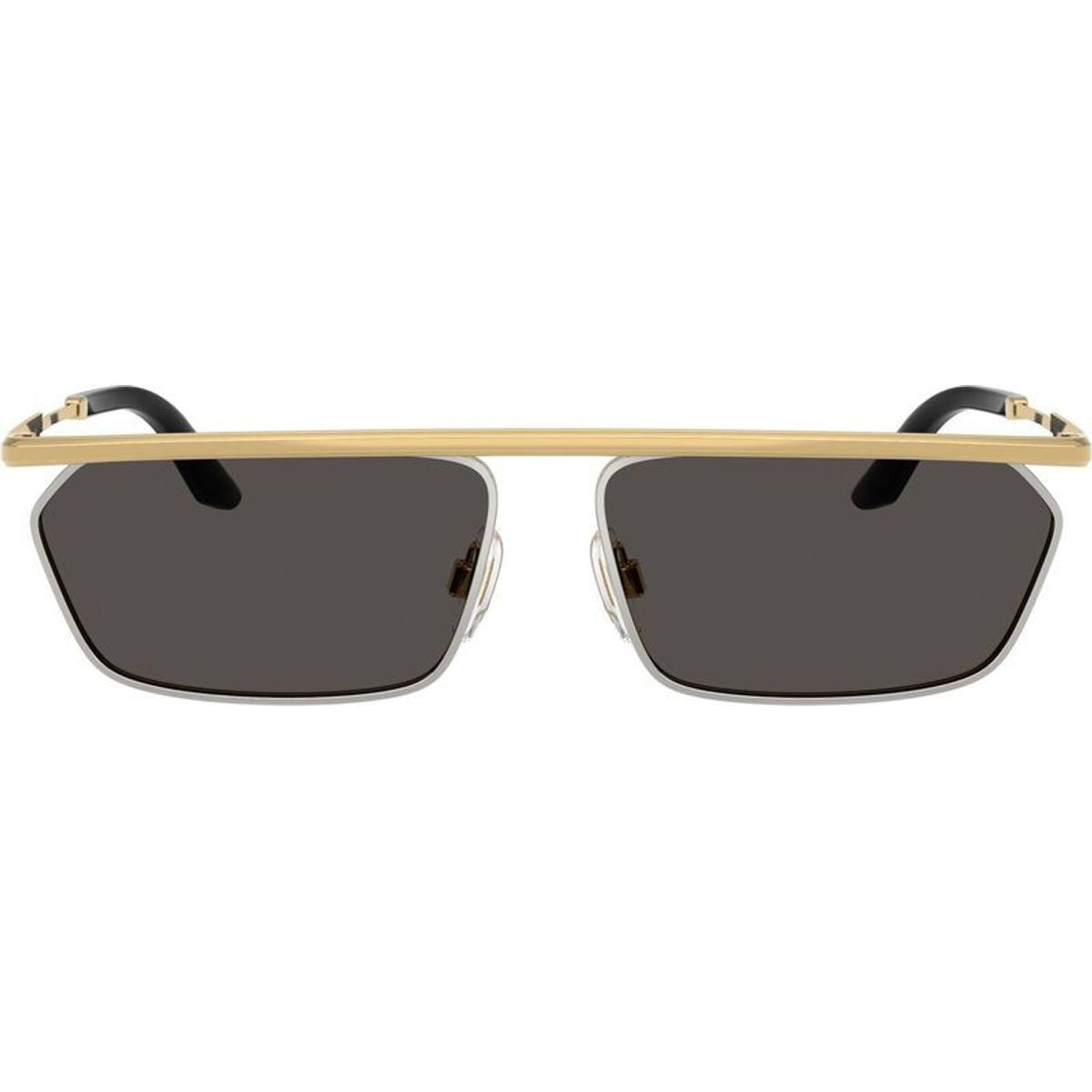 DG2327, Gold and Silver/Dark Grey Lenses