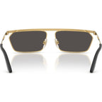 DG2327, Gold and Silver/Dark Grey Lenses