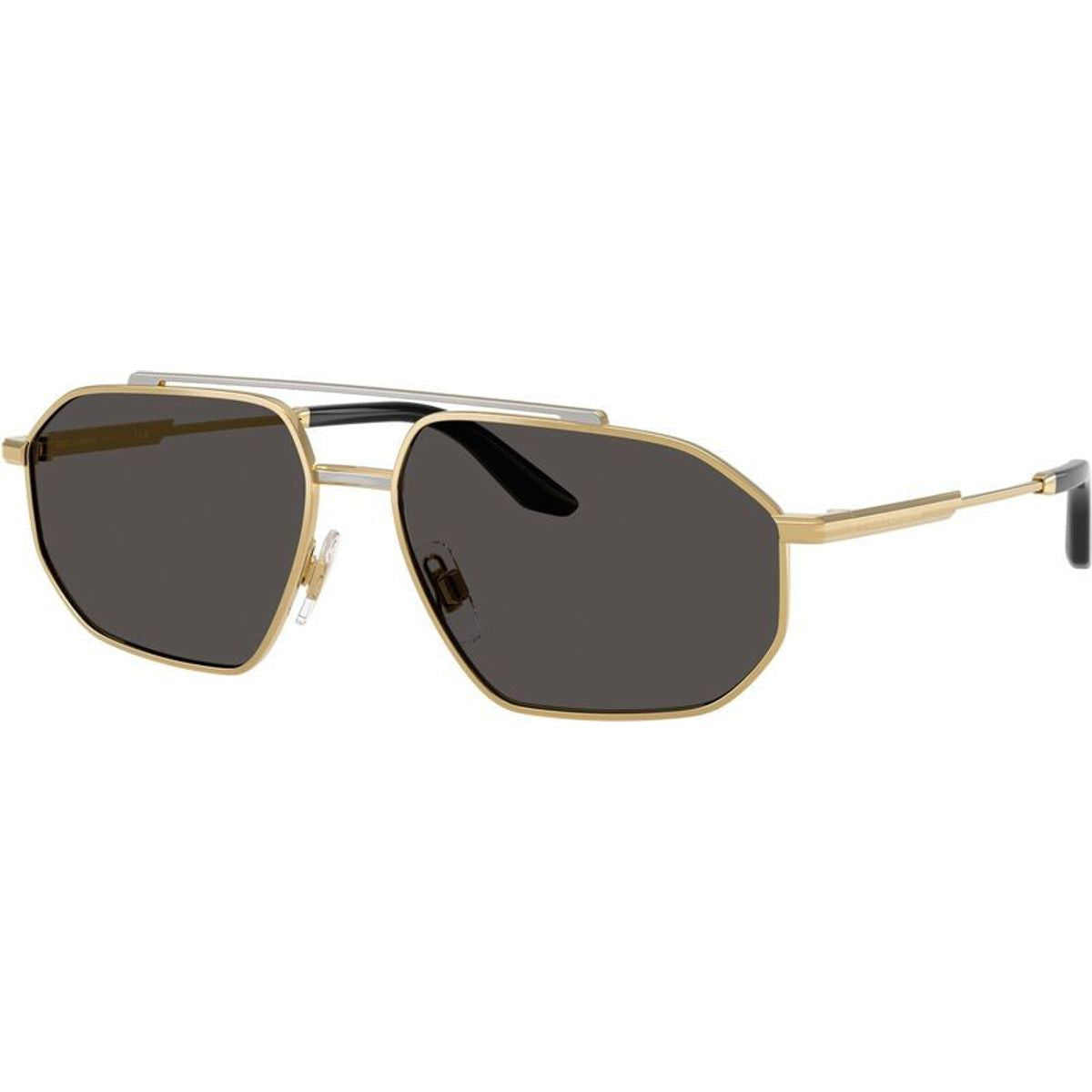DG2328, Gold and Silver/Dark Grey Lenses