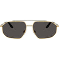 DG2328, Gold and Silver/Dark Grey Lenses
