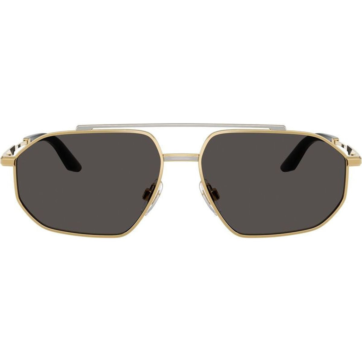 DG2328, Gold and Silver/Dark Grey Lenses