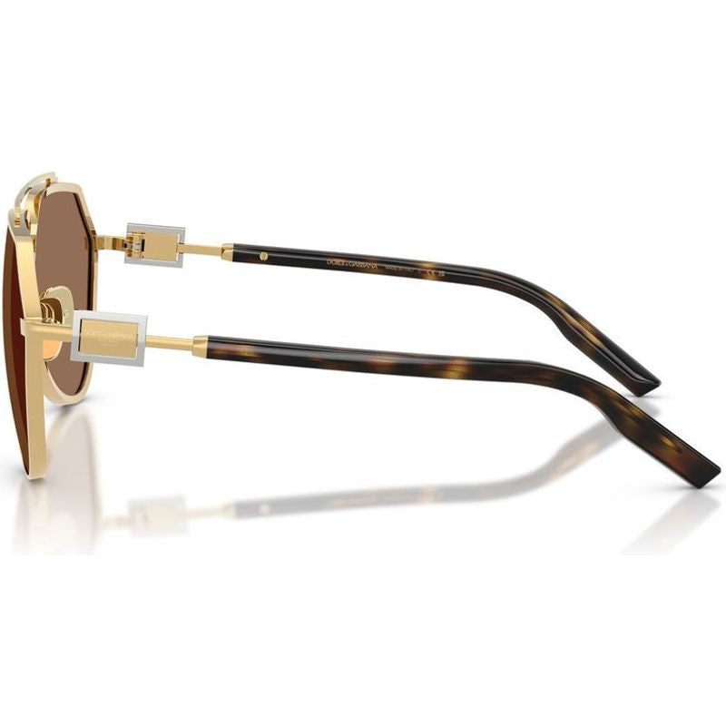 DG2315, Gold/Dark Brown Lenses