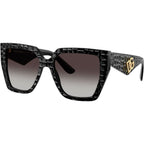 DG4438, Black Texture Cocco/Grey Gradient Lenses