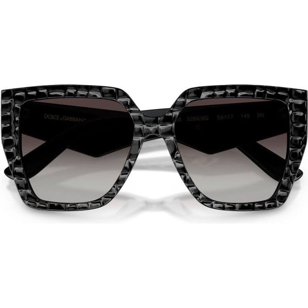 DG4438, Black Texture Cocco/Grey Gradient Lenses