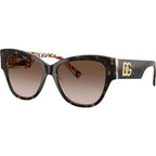 DG4449, Havana and White Barrow/Brown Gradient Lenses