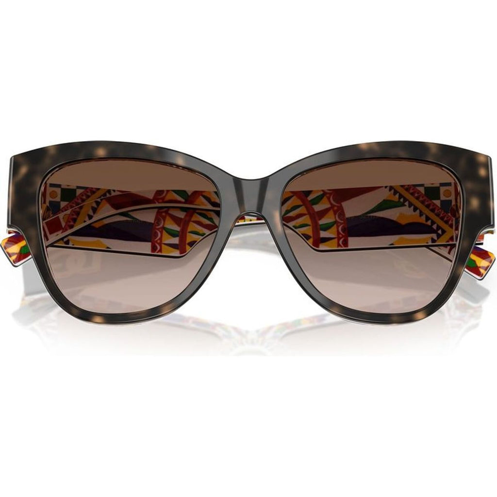 DG4449, Havana and White Barrow/Brown Gradient Lenses