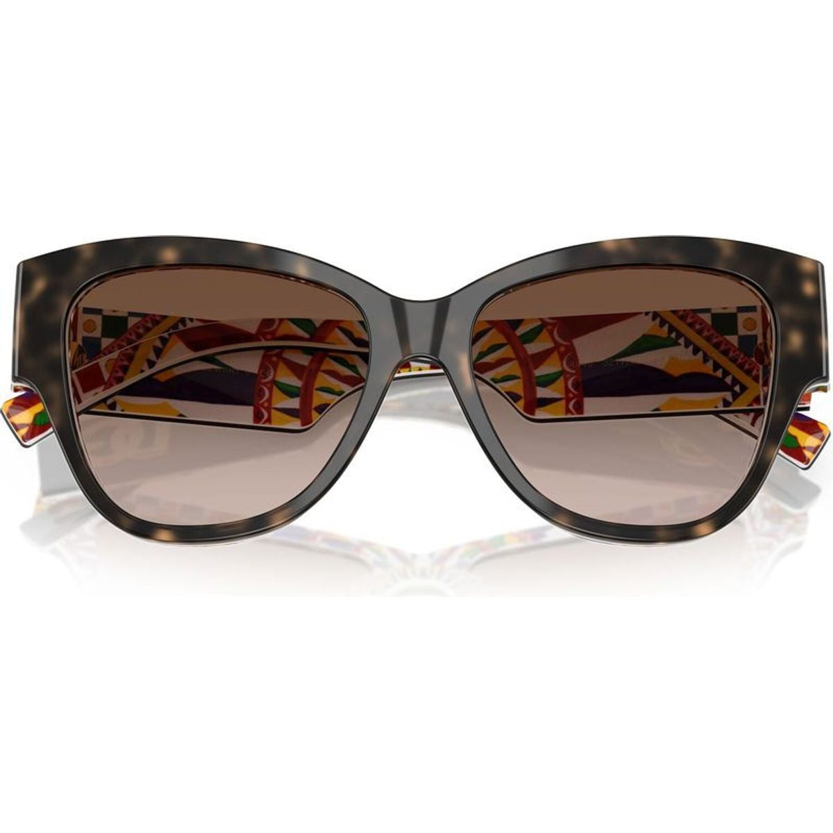 DG4449, Havana and White Barrow/Brown Gradient Lenses