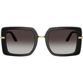 DG4491, Top Black on Leopard/Grey Gradient Lenses