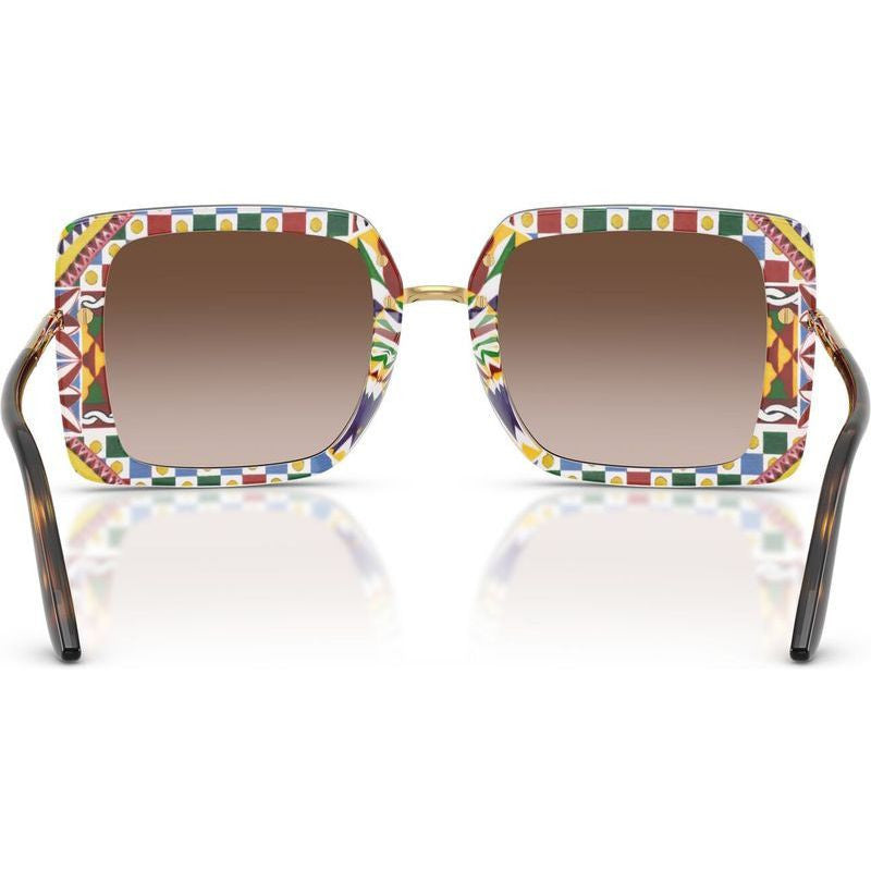 DG4491, Havana on White Barrow/Brown Gradient Lenses