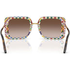 DG4491, Havana on White Barrow/Brown Gradient Lenses