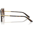DG4491, Havana on White Barrow/Brown Gradient Lenses