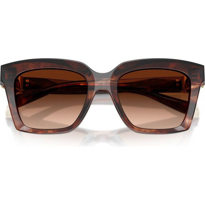 DG4498, Dark Red Havana/Brown Gradient Lenses