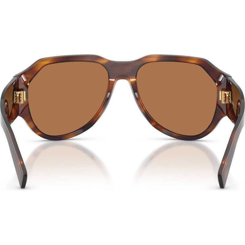 DG4504, Striped Brown/Bronze Lenses