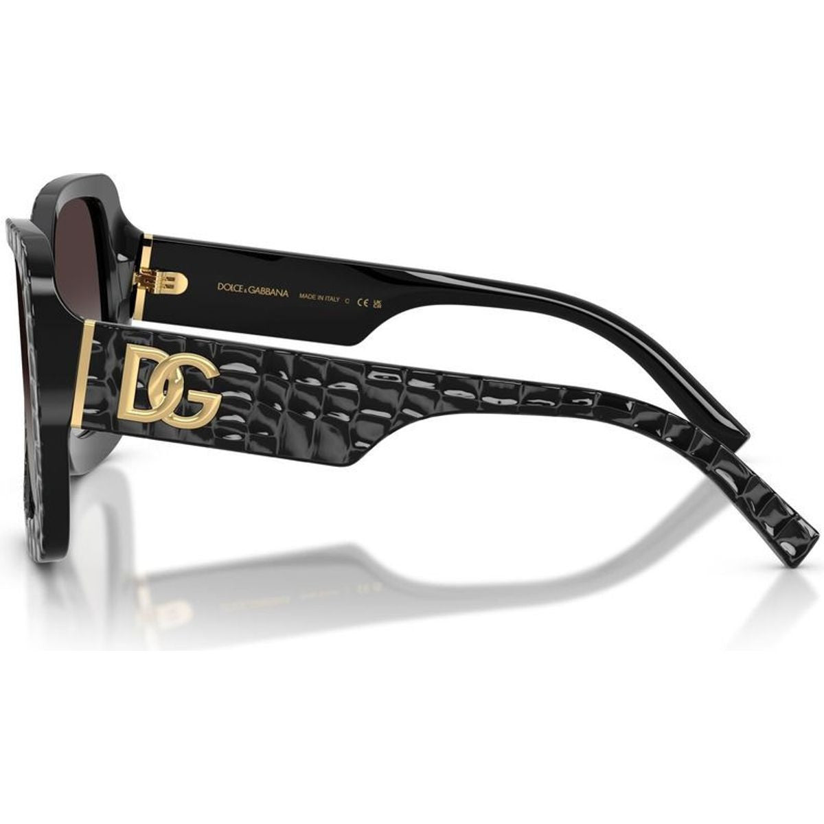 DG4513, Black Texture Cocco/Grey Gradient Lenses
