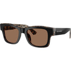 DG4515, Black on Red Havana/Dark Brown Lenses