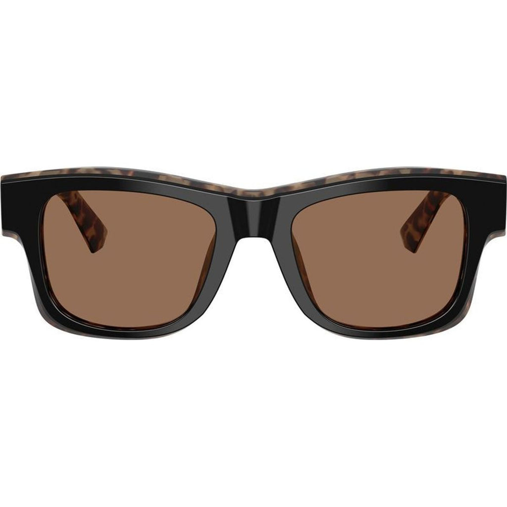DG4515, Black on Red Havana/Dark Brown Lenses