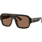 DG4516, Black on Red Havana/Dark Brown Lenses
