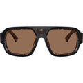 DG4516, Black on Red Havana/Dark Brown Lenses